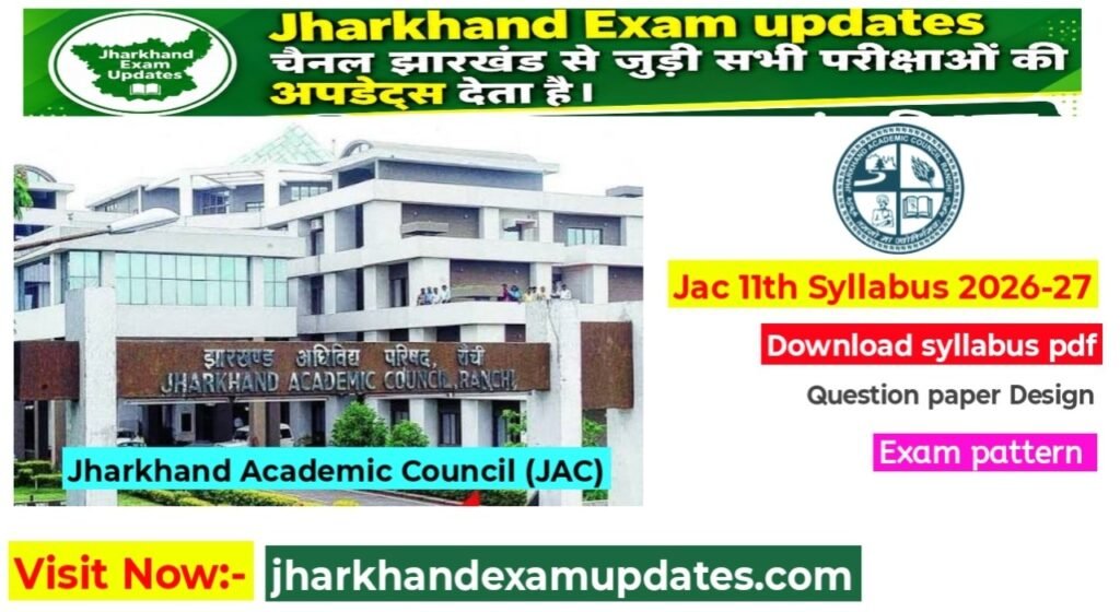 JAC Class 11 Science Syllabus